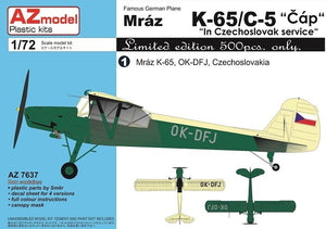 AZ Modèle AZ7637 Mraz K-65/C-5 &amp;quot;Cáp&amp;quot; &amp;quot;En service tchécoslovaque&amp;quot; 1/72