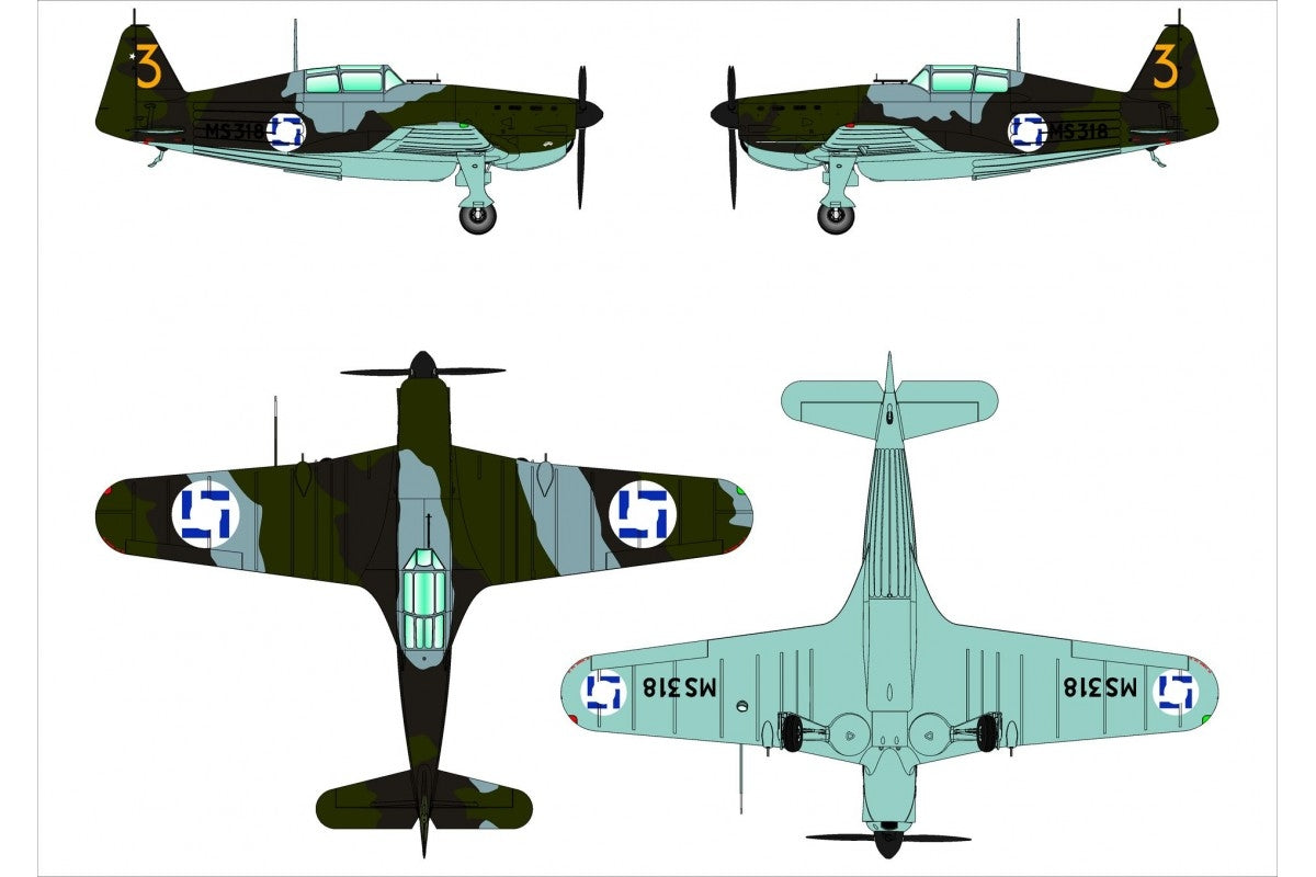 Dora Wings 48057 Morane-Saulnier MS.406.C1 - As finlandais 1/48 – image 5