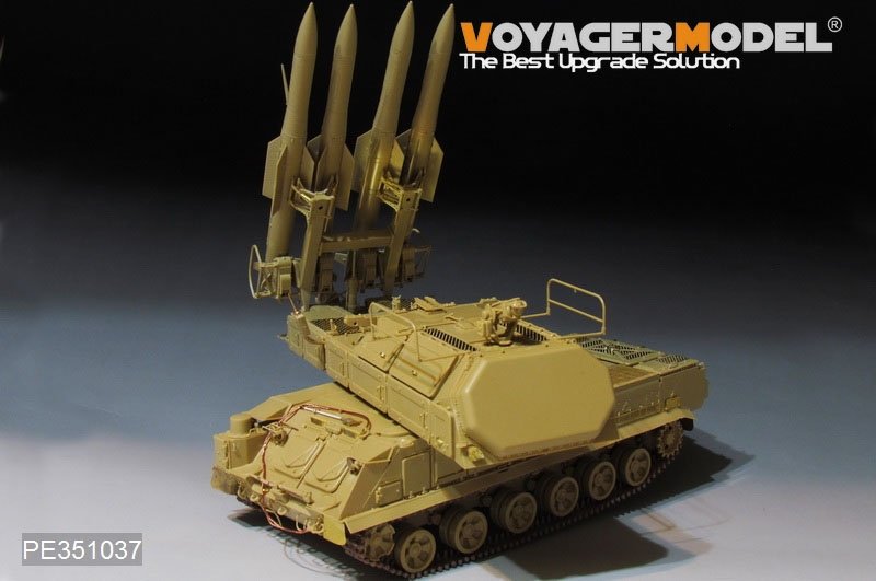 Kit de mise à niveau Voyager Model PE351037 pour le système de missiles de défense aérienne russe moderne 9K37M2 BUK-M2, compatible avec PANDA PH35034 au 1/35 – immagine 3
