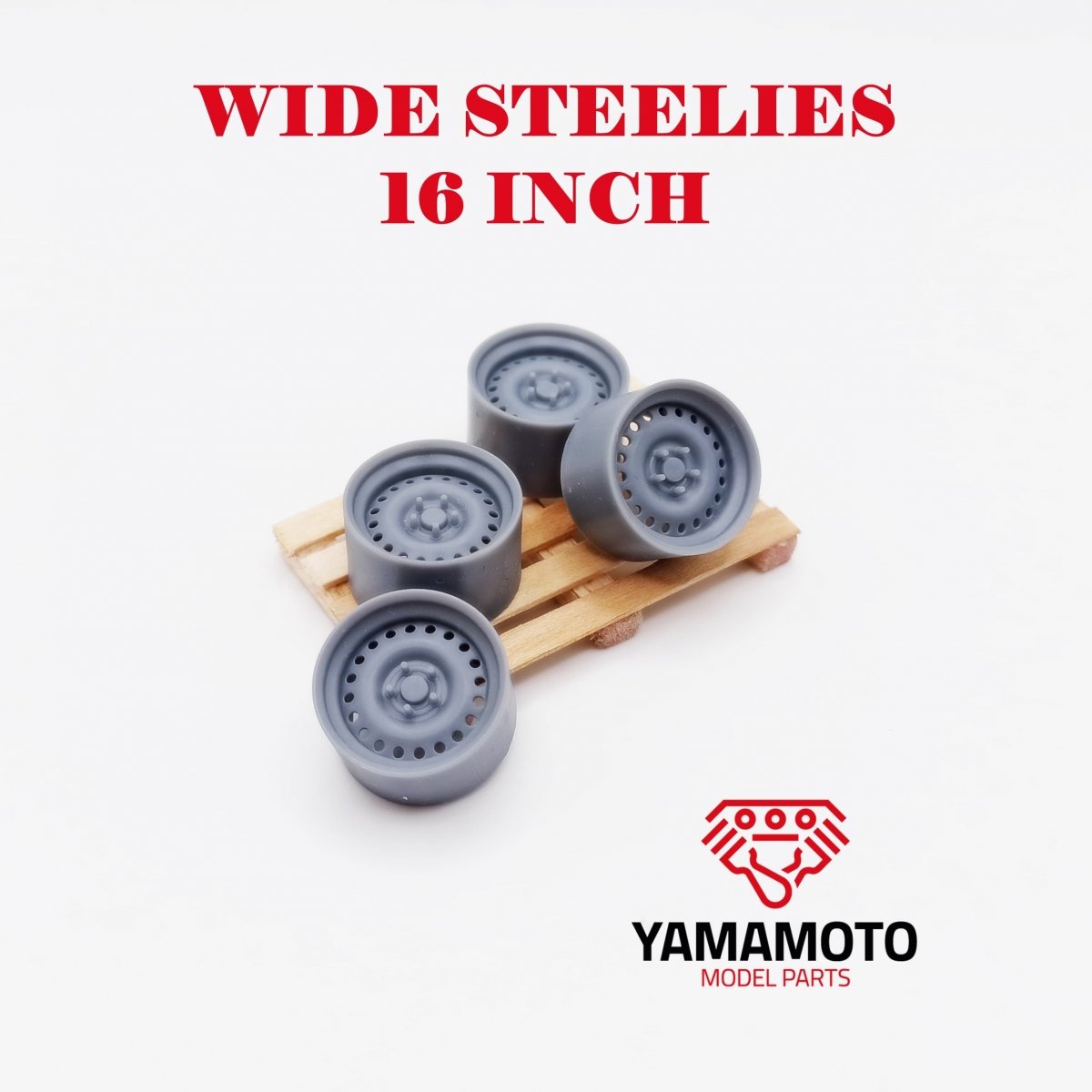 Pneus larges en acier Yamamoto YMPRIM11 16&amp;quot; 1/24