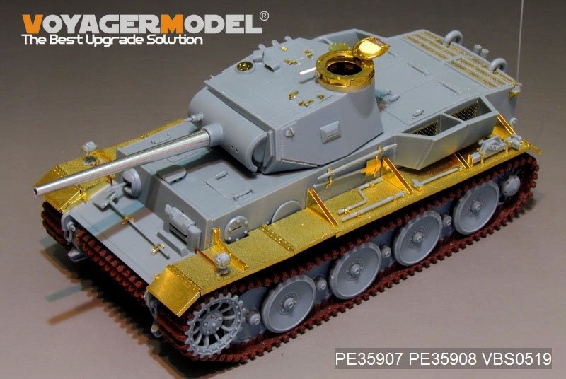 Maquette Voyager PE35908, char allemand Pz.Kpfw.VI Ausf.B (VK36.01) de la Seconde Guerre mondiale, modèle de base pour REVOSYS au 1/35 – image 3