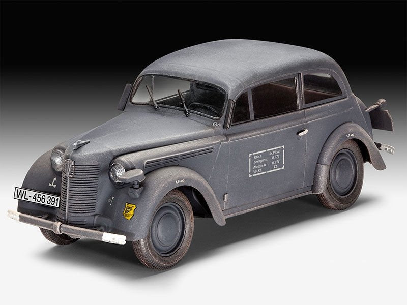 Revell 03270 Voiture d&amp;#39;état-major allemande KADETT K38 SALOON (1/35) – image 2