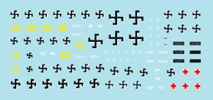 Star Decals 72-A1005 Chars finlandais de la Seconde Guerre mondiale n° 1. KV-1 m/1942, KV-1E, ISU-152, PzKpfw IV Ausf J, T-37A et T-38 1/72  – image 3