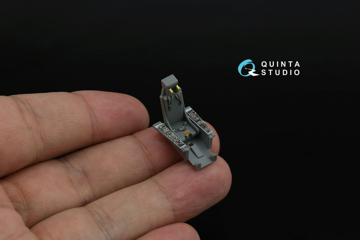 Intérieur imprimé en 3D et coloré sur papier décalcomanie Quinta Studio QD72202 A-4M (Fujimi/Hobby 2000) 1/72 – Bild 9