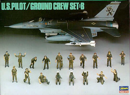 Hasegawa X48-5 Ensemble d&amp;#39;équipage au sol américain B (1/48)