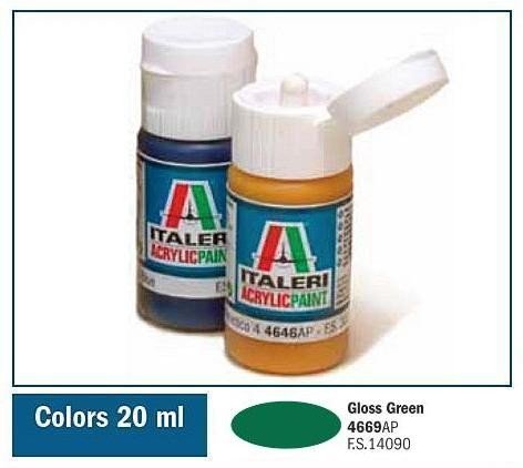 Italeri 4669AP VERT BRILLANT 20 ml