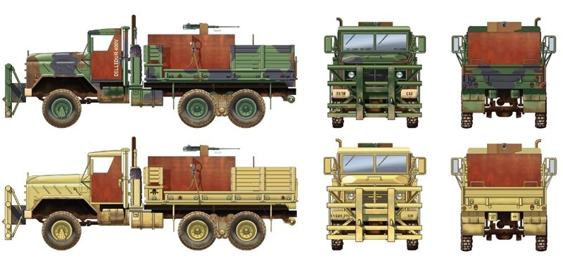 Italeri 6513 M923 Camion armé Hillbilly (1/35) – image 2