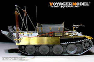 Maquette Voyager PE35960 Bergepanther Ausf.G Basic allemand de la Seconde Guerre mondiale pour TAKOM 2107 au 1/35  – immagine 7