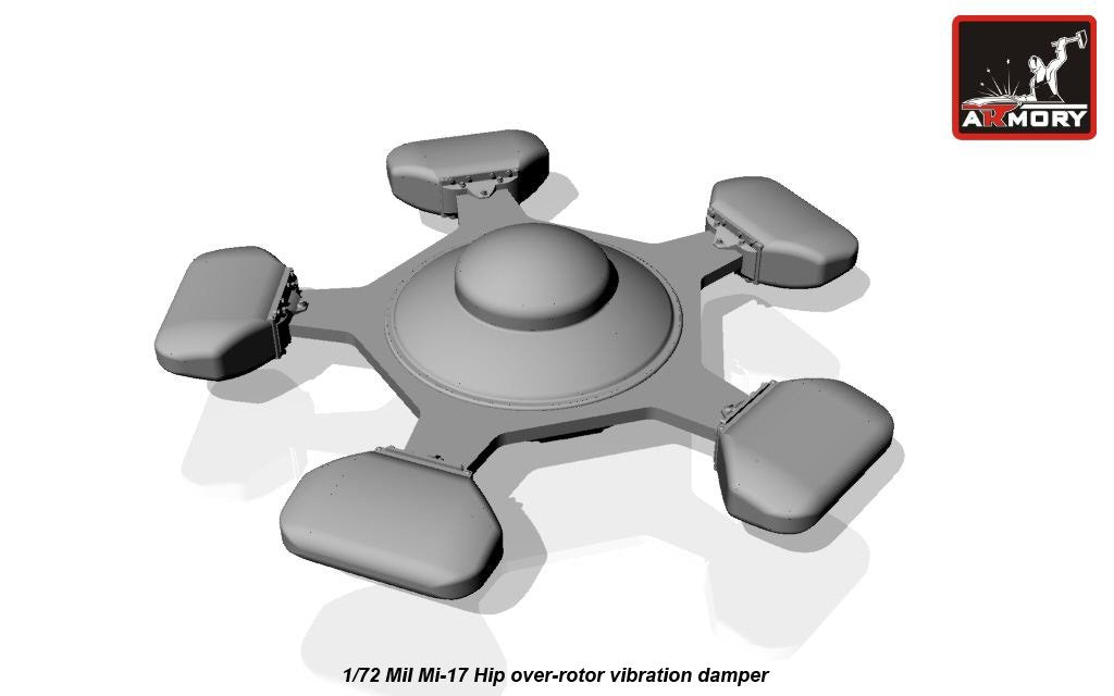 Armory Models ACA7277 Mil Mi-8/-17 Amortisseur de vibrations du rotor de hanche 1/72