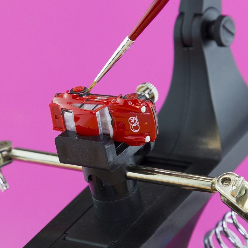Poste de travail Modelcraft PCL2400 avec bras articulés et loupe LED – immagine 2