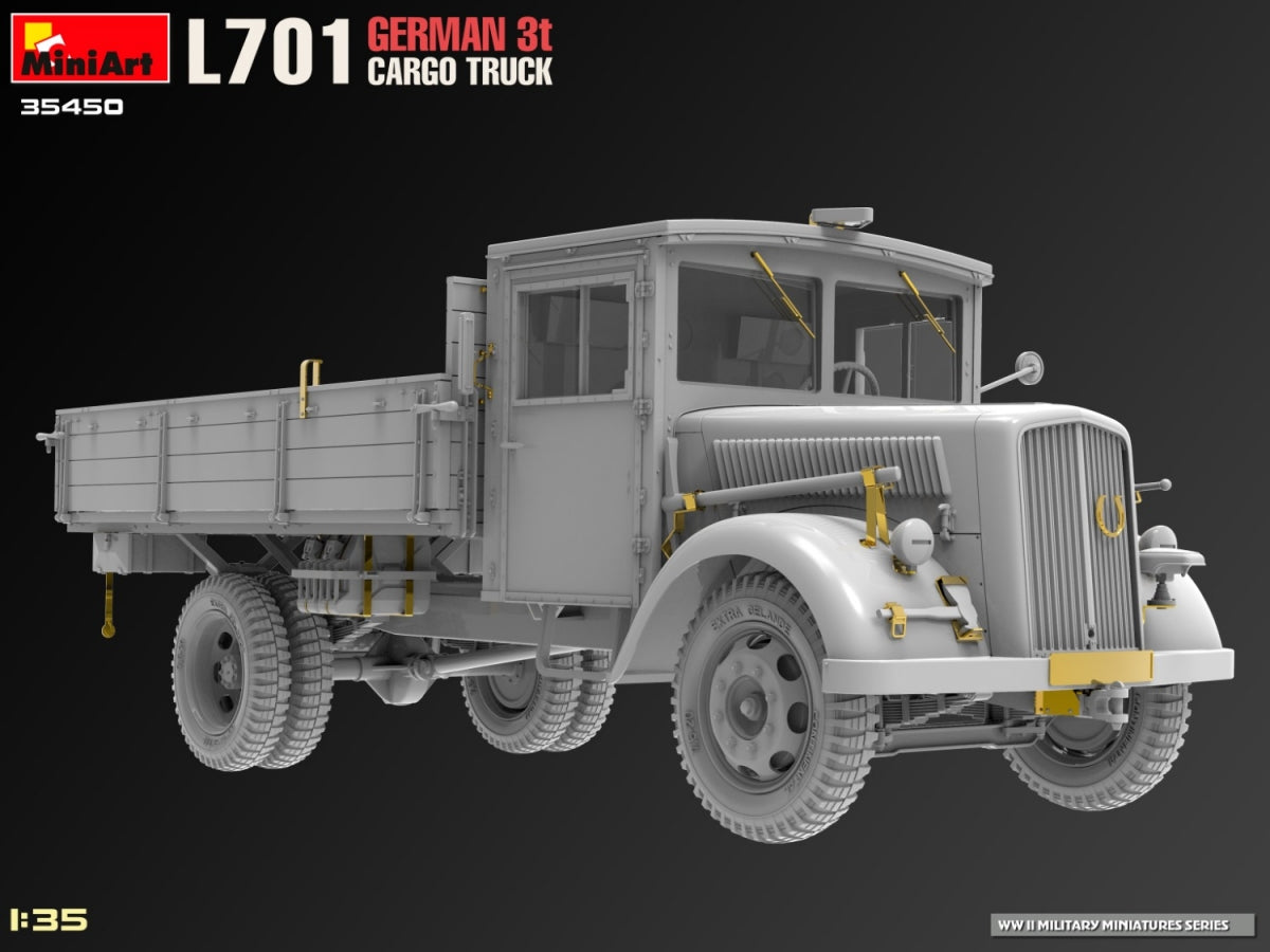 Miniart 35450 L701 Camion cargo allemand 3T 1/35 – image 6