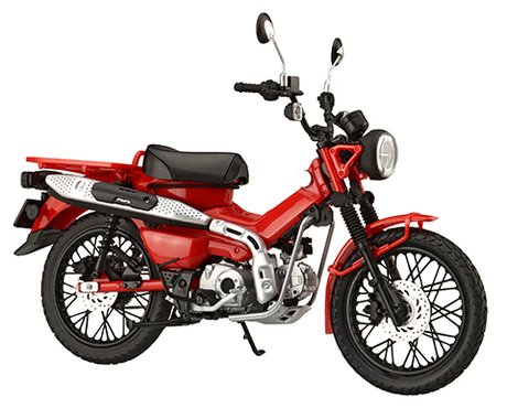 Fujimi 141916 B-NX-3 Honda Hunter Cub CT 125 (Rouge croissant) 1/12 – Bild 3