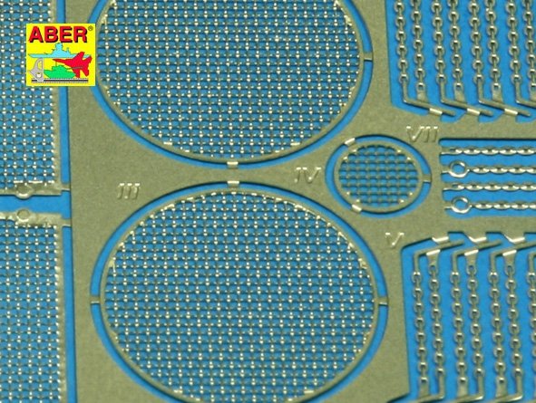 Aber 35G04 Grilles pour canon automoteur allemand Jagdpanther (1/35) – Bild 3