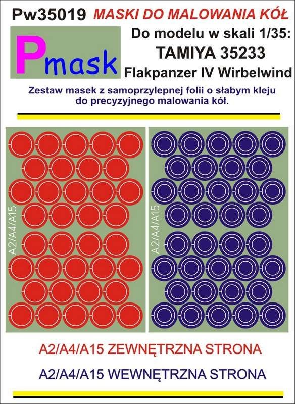 Masque P PW35019 FLAKPANZER IV WIRBELWIND TAMIYA 35233 (1/35)
