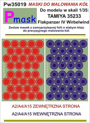 Masque P PW35019 FLAKPANZER IV WIRBELWIND TAMIYA 35233 (1/35)