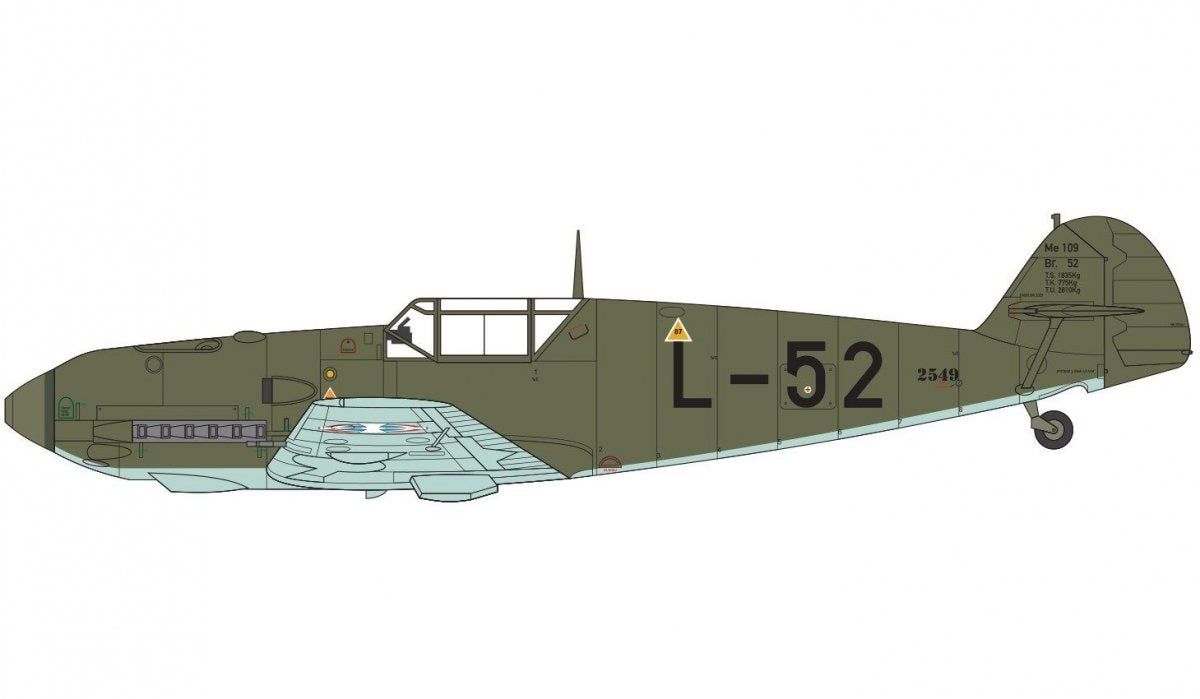 Airfix 05120B Messerschmitt Bf109E-3/E-4 05120B 1/48 – immagine 2