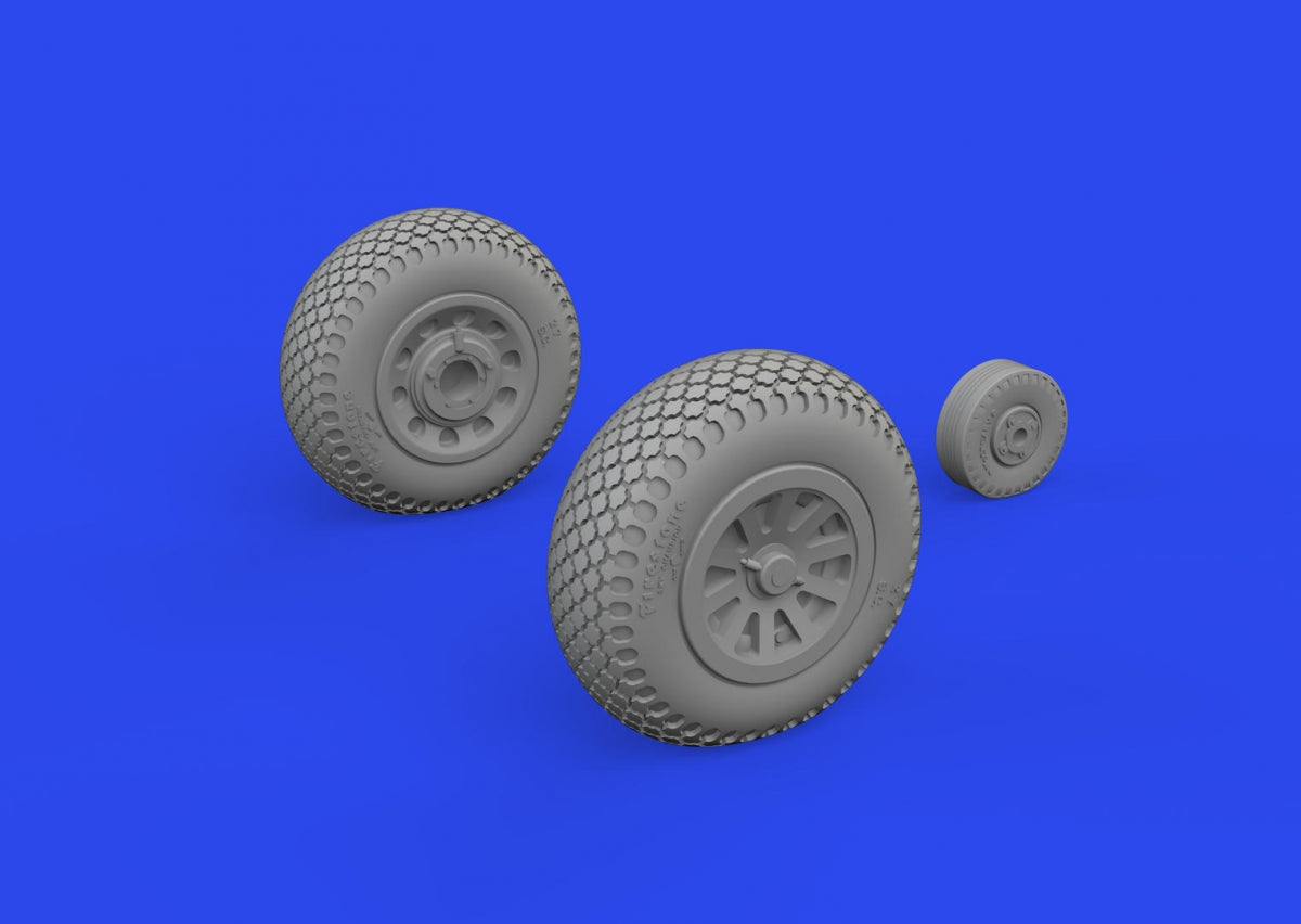 Roues Eduard 672368 P-51D à bande de roulement croisée EDUARD 1/72 – image 3