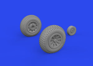 Roues Eduard 672368 P-51D à bande de roulement croisée EDUARD 1/72 – image 3