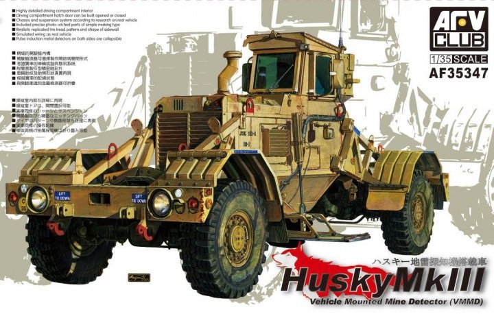 AFV Club 35347 Détecteur de mines monté sur véhicule Husky Mk III (VMMD) 1/35 