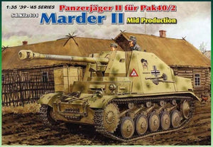 Dragon 6423 Panzerjager II fourrure Pak 40/2, Sd.Kfz.131 Marder II Mid Production (1/35)