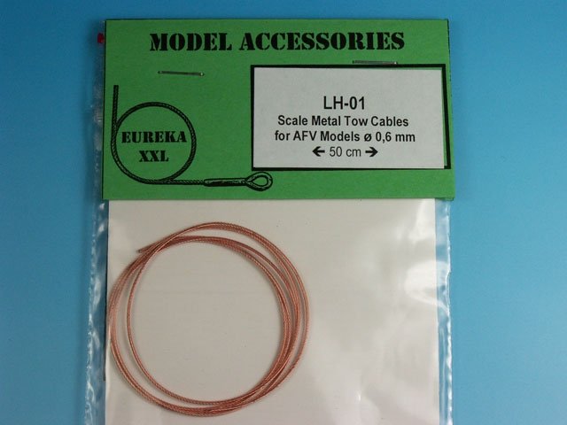 Câble métallique Eureka XXL LH-01 0,6 mm x 50 cm, câble de remorquage