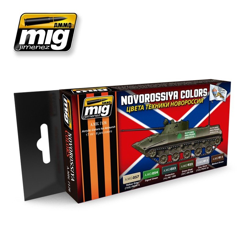Munitions Mig de Jiminez 7126 couleurs novorossiya