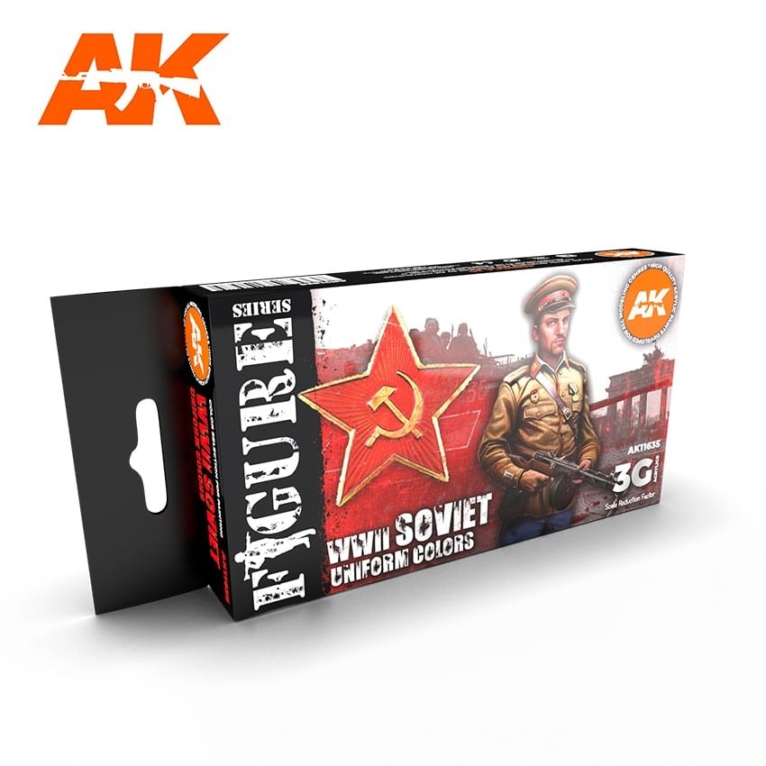AK Interactive AK11635 COULEURS D&amp;#39;UNIFORME SOVIÉTIQUE DE LA SECONDE GUERRE MONDIALE