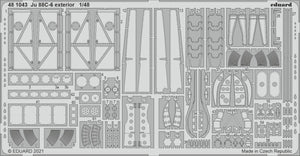 Eduard 481043 Ju 88C-6 extérieur pour ICM 1/48