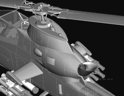 Hobby Boss 87224 Hélicoptère d&amp;#39;attaque AH-1F Cobra (1/72) – image 8
