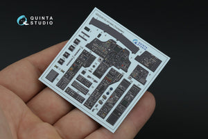 Intérieur coloré imprimé en 3D sur papier décalcomanie Quinta Studio QDS-35132 AH-64A (Trumpeter) (Petite version) 1/35 – immagine 4