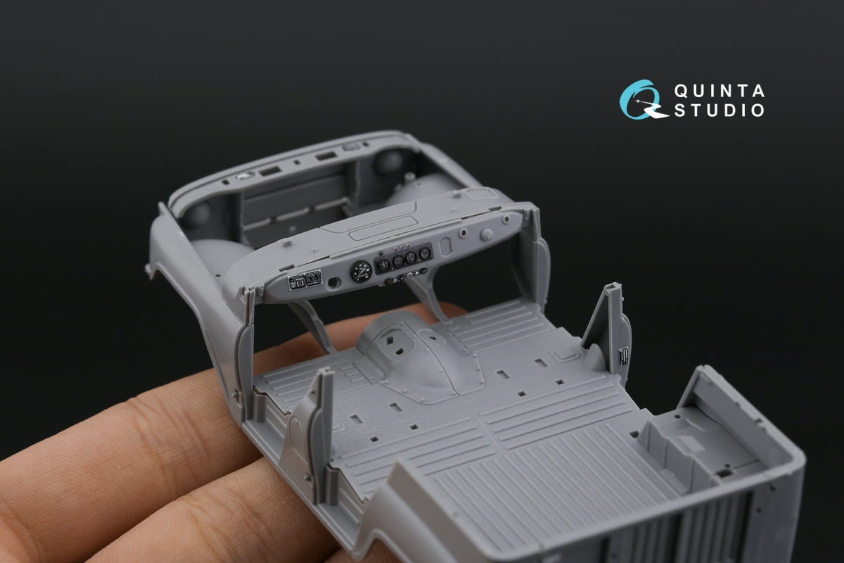 Quinta Studio QD35115 UAZ-469 Intérieur imprimé en 3D et coloré sur papier décalque (Zvezda) 1/35 – image 11