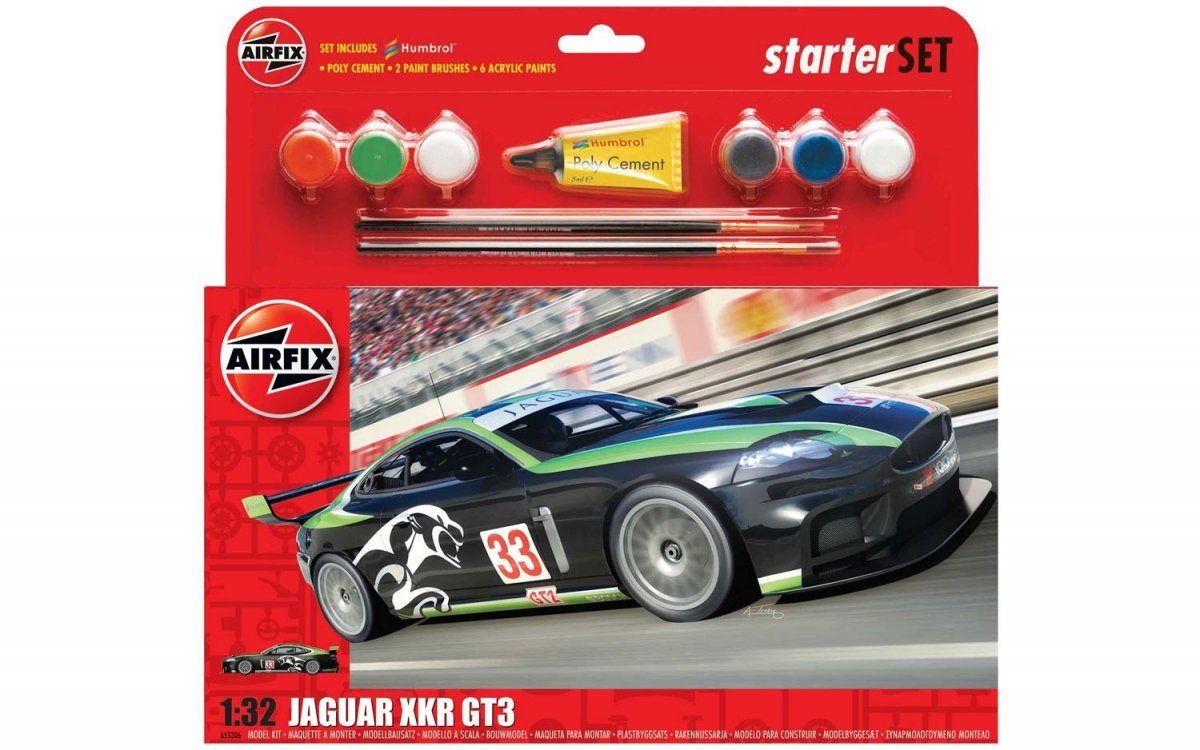 Coffret de démarrage Airfix 55306A Jaguar XKRGT (1/32)