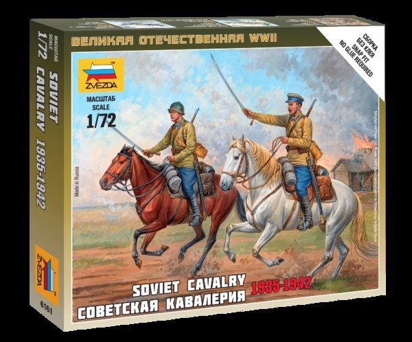 Zvezda 6161 Cavalerie Soviétique 1/72