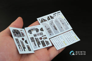 Intérieur imprimé en 3D et coloré sur papier décalcomanie Quinta Studio QD32042 F-105G (pour maquette Trumpeter) 1/32 – image 2