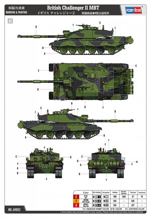 Hobby Boss 84852 Challenger II Char de combat principal britannique 1/48 – Bild 5