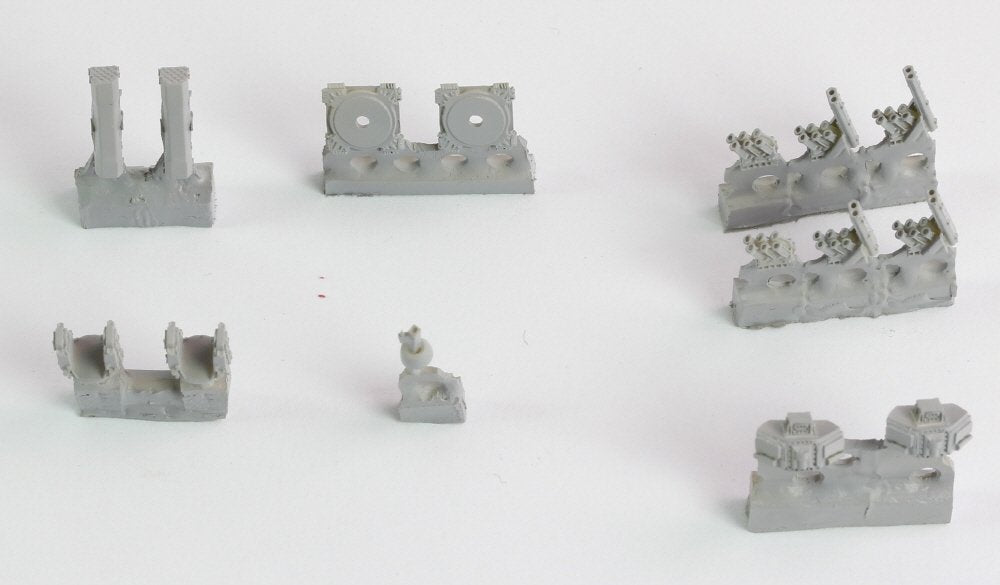 Pontos 35016F1 Ensemble de détails pour LPD de classe USS San Antonio (1/350) – imagen 11