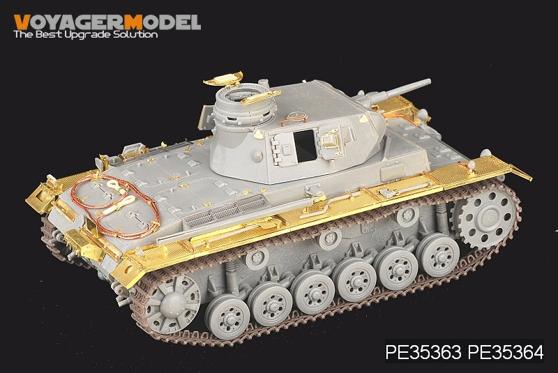 Ailes Voyager Model PE35364 pour maquette DRAGON au 1/35, destinées aux chars allemands Pz.KPfw.III EH et StuG.III AE de la Seconde Guerre mondiale. – Bild 2