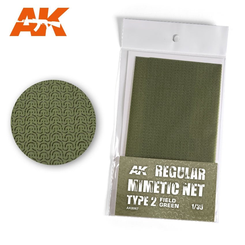 Filet de camouflage AK Interactive AK8067 vert terrain type 2