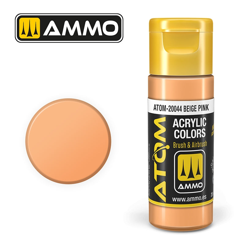 AMMO de Mig Jimenez 20044 ATOM COLOR Beige Rose 20ml
