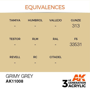 AK Interactive AK11008 Gris crasseux 17 ml – immagine 3