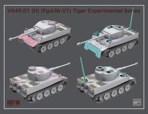 Modèle Rye Field 5071 VK45.01(H) (Fgsl.Nr.V1) Série expérimentale Tiger 1/35 – Bild 5