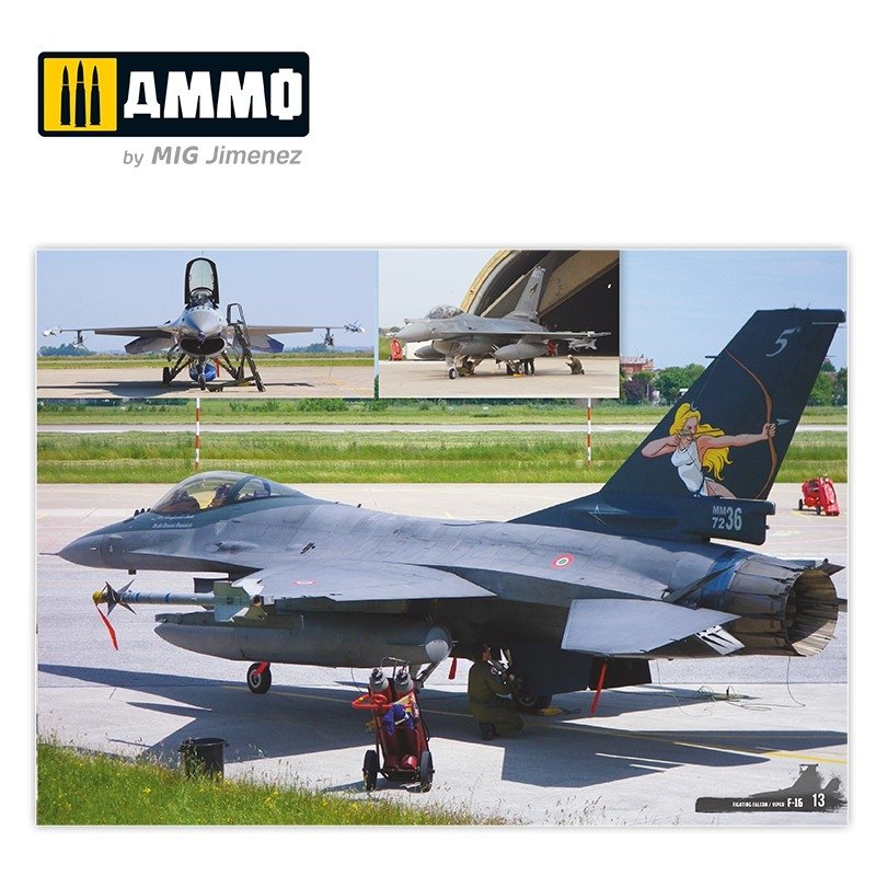 Munitions du Mig Jimenez 6029 F-16 Fighting Falcon / VIPER. Guide des modélisateurs visuels multilingue (anglais, spa, ita) – immagine 4
