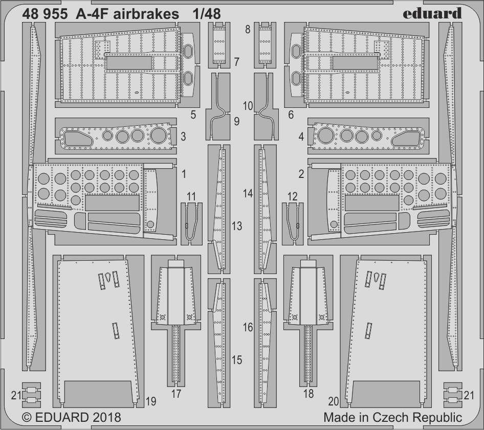 Aérofreins Eduard 48955 A-4F HOBBY BOSS 1/48