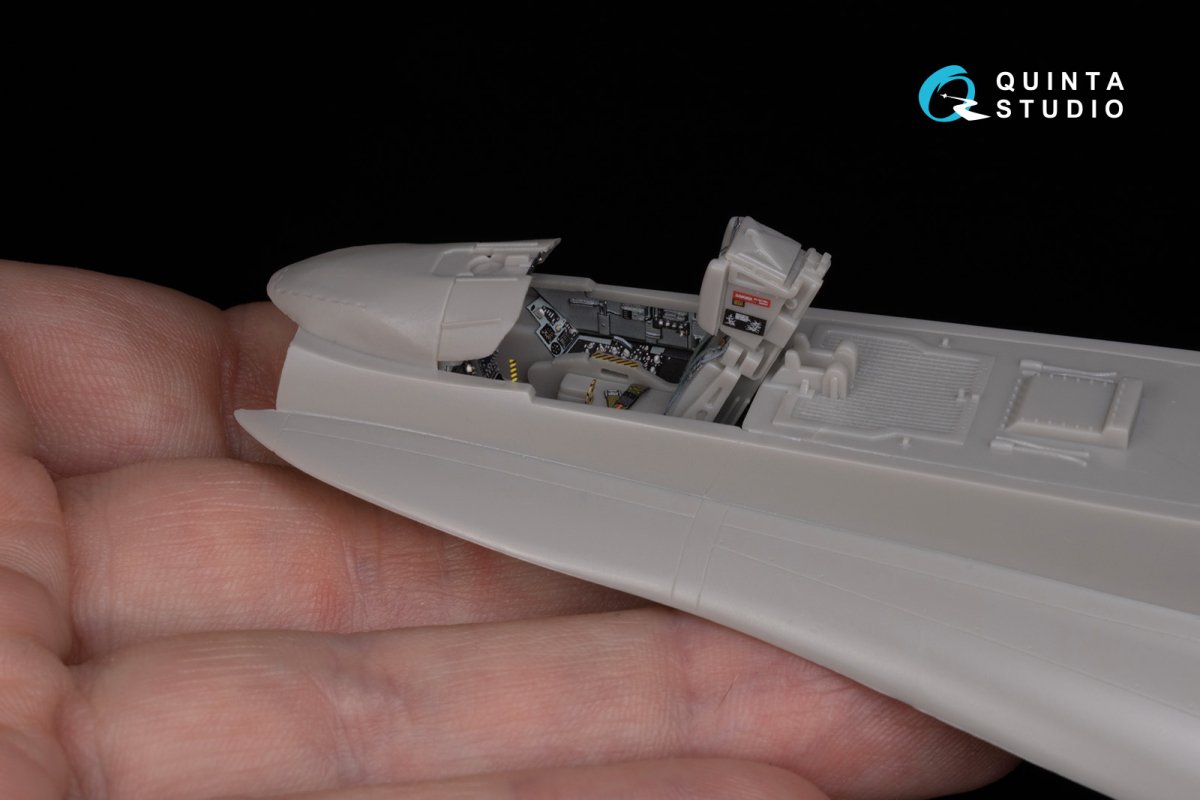 Intérieur imprimé en 3D et coloré sur papier décalcomanie Quinta Studio QD48284 F/A-18A++ (Hasegawa) 1/48 – image 11