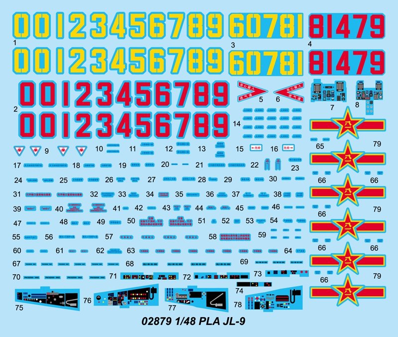 Trumpeter 02879 PLA JL-9 Plateau Eagle – zdjęcie 4