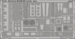 Eduard 32257 Kittyhawk Mk.I/Mk.III extérieur HASEGAWA 1/32