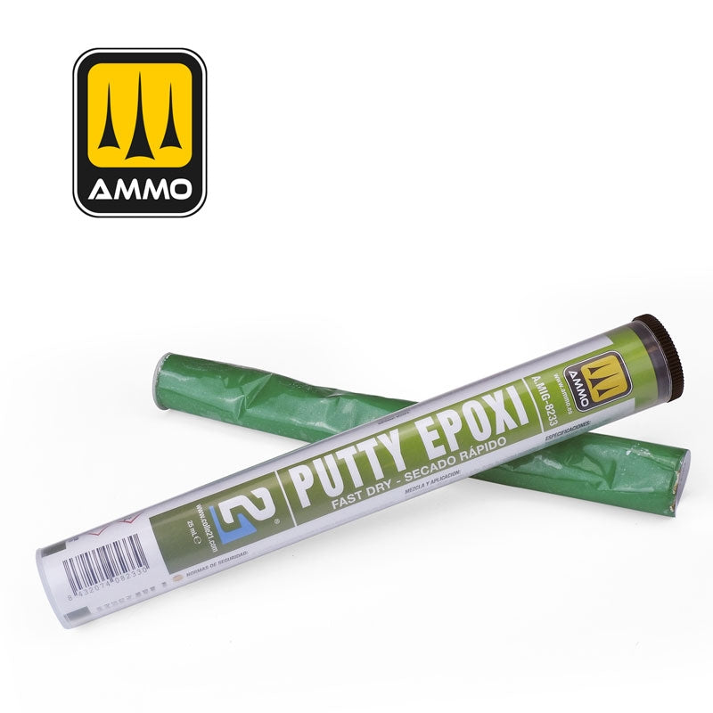 Mastic époxy à séchage rapide AMMO by Mig Jimenez 8233 (25 ml)