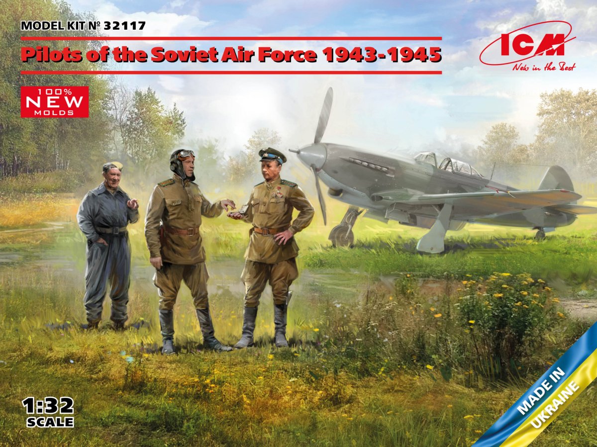 ICM 32117 Pilotes de l'armée de l'air soviétique 1943-1945 1/32