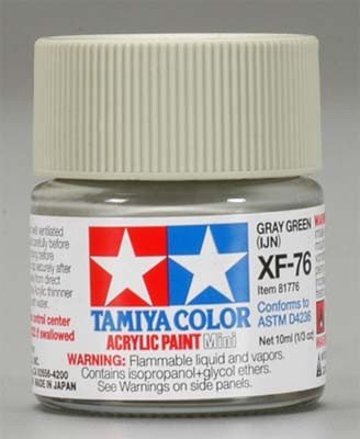 Peinture acrylique Tamiya XF76 Gris Vert (IJN) (81776) 10 ml – image 2