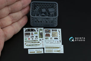Quinta Studio QD+48554 Bristol Beaufighter Mk.VI Intérieur imprimé en 3D et coloré sur papier décalcomanie (Tamiya) (avec pièces en résine imprimées en 3D) 1/48 – image 3